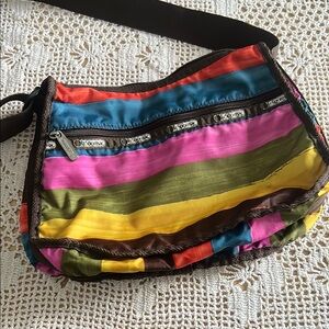 LeSportsac Y2K Colorful Striped crossbody Women's Bag